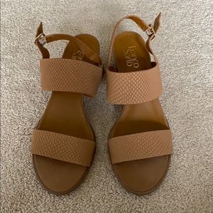 Franco Sarto Snakeskin Heels